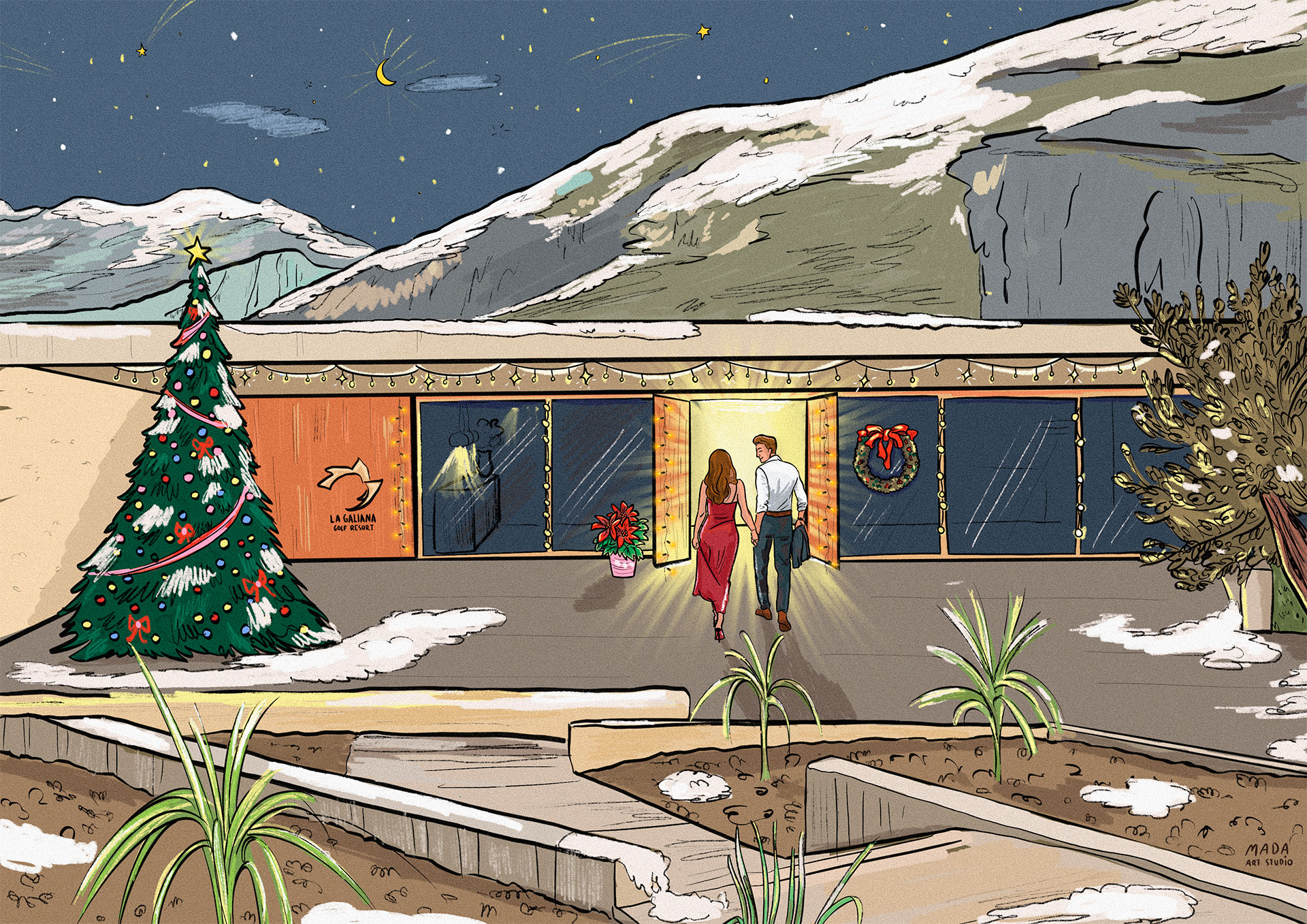 Tarjeta Navidad solidaria La Galiana